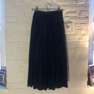 VINTAGE dior raw silk skirt